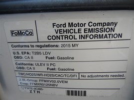 2015 Ford Fusion Titanium White 2.0L Turbo AT 4WD #F22007